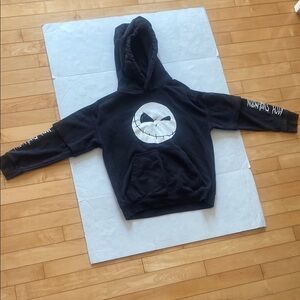 H&M Jack Skellington Unisex kids Black & White Hoodie Size 8/10